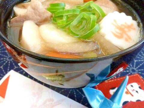 具沢山で美味しいよ♪年中食べたい！けんちん風お雑煮